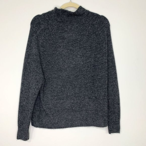 NWT EXPRESS Dark Grey Mock Neck Tunic Sweater Sz XS - Picture 8 of 13